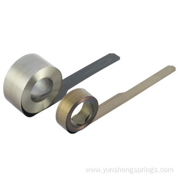 Flat strip rolled springs for tape measure